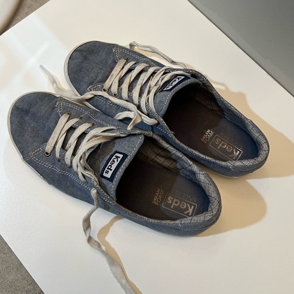 Women’s blue canvas Keds - Picture 3 of 5